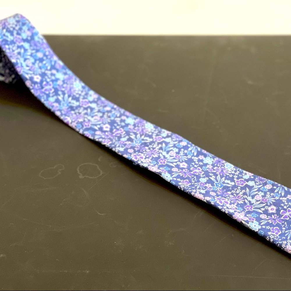 Ted Baker Blue Floral Print Tie
